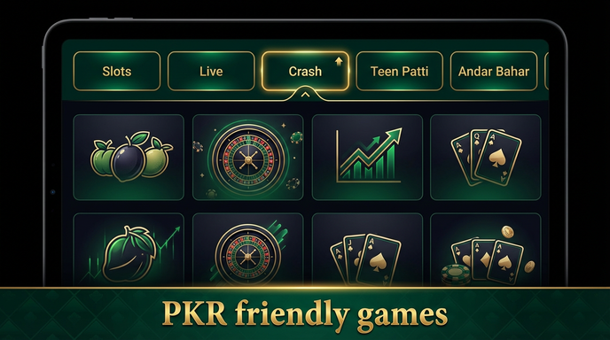 Game list for PKR99 games section